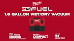 0960 M12 FUEL 1_6 Gallon WetDry Vacuum Kit