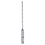 SDS-PLUS 4CT MX4 5/32" X 4" X 6" drill bit with a spiral flute design and a silver finish for drilling applications.