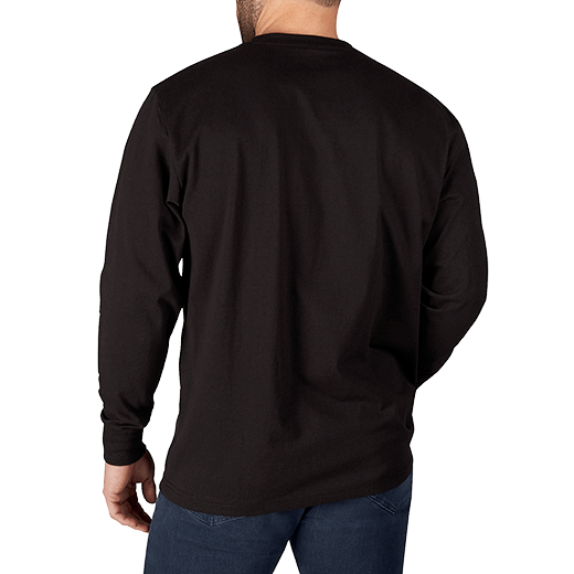 602B, 602BS, 602BM, 602BL, 602BXL, 602BXXL, 602B3XL - Long Sleeve Heavy Duty Pocket T-Shirt