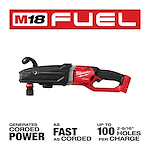 M18 FUEL™ SUPER HAWG™ Right Angle Drill w/ QUIK-LOK™