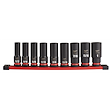 9PC SHOCKWAVE Impact Duty™ 1/2" Drive SAE Deep 6 Point Socket Set