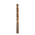The RED HELIX™ Cobalt 3/8" Drill Bit features a gold-colored body with a helical flute design, suitable for high-strength drilling.