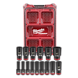 SHOCKWAVE Impact Duty 1/2 in. Drive SAE Deep Well Impact PACKOUT Socket Set  15 Piece