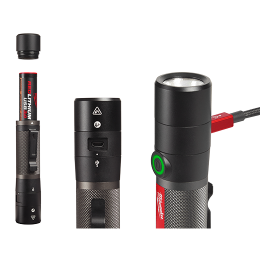 2160-21 - USB Rechargeable 800L Compact Flashlight