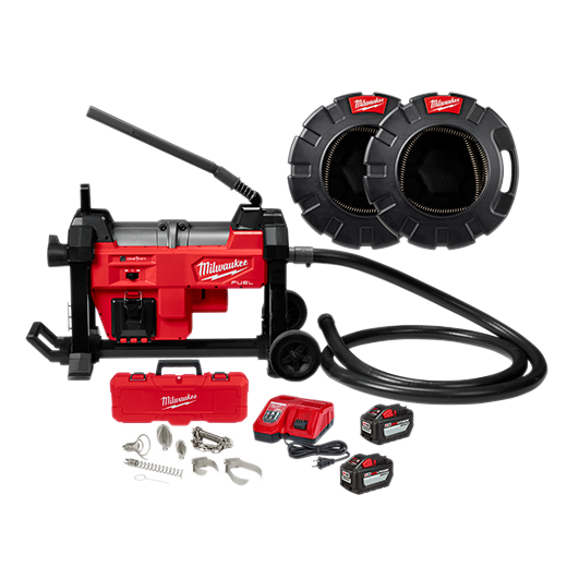 M18 FUEL™ Sewer Sectional Machine w/ CABLE DRIVE™ with 1-1/4” Cable