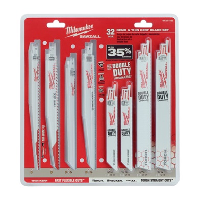 SAWZALL® Demolition and Standard Blade Set - 32PC