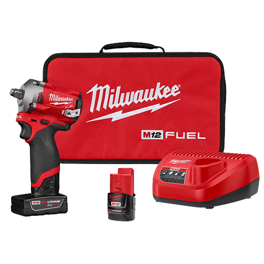 M12 Fuel Stubby 1 2 Impact Wrench Kit Milwaukee Tool