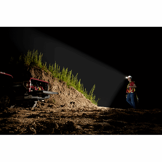 - USB Rechargeable Hard Hat Light